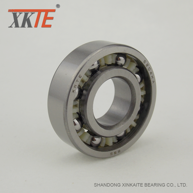 Satu-Piece Nylon Crown Type Cage Bearing For Idler