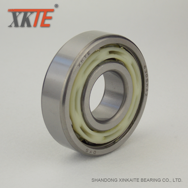 Poliamida 6/6 Cage Bearing For Roller Conveyor Mining Pit