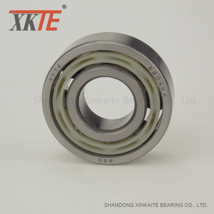 Poliamida 6/6 Cage Bearing For Roller Conveyor Mining Pit