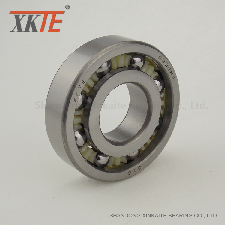 Nylon 6-6 Cage Ball Bearing For Teller Belt Conveyor Idler